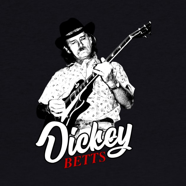 Guitarist legend dickey b by Jokesart